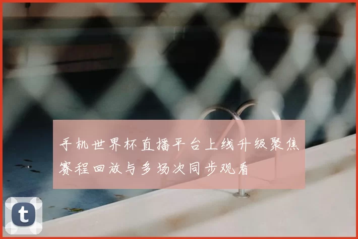 手机世界杯直播平台上线升级聚焦赛程回放与多场次同步观看